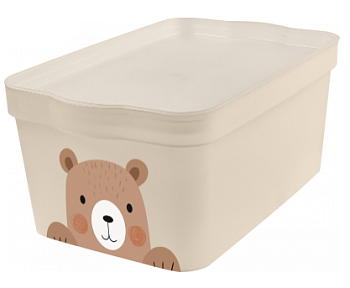 Ящик для хранения Keeplex Happy 7,5 л 32х21,1х14,1 см Bear