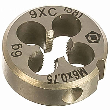 Плашка круглая 6,0*0,75