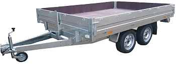 Прицеп ССТ-7132-16 R-13 Тандем высокий-М опорное колесо