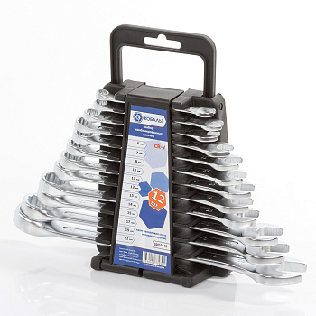 Набор ключей комбинированных КОБАЛЬТ 6-8,10-15,17,19,22мм (12шт)