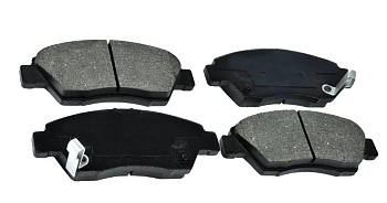 Колодки тормозные, передние (с антискрипной пластиной)