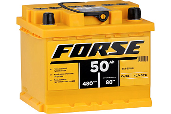 Аккумулятор FORSE 6СТ-50 (0)R VL L1B о/п