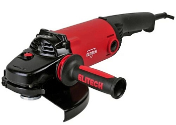 Шлифмашина угловая ELITECH МШУ 2223Э ф230мм,2200Вт,М14,6600об/мин,5кг,кор,пл.пуск