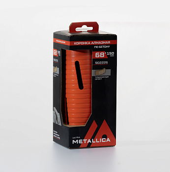 Коронка алмазная сегментная удлин. METALLICA Ultra  68x150 мм, М16, без хвостовика, по бетону