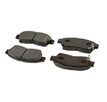 Колодки тормозные, передние (с антискрипной пластиной)