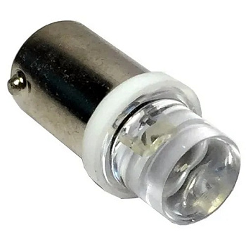 Светодиод 24V T8-03 (1LED)T4W (BA9S) 0.24W 4lm конус белый (повт. ук.пов, габар) TM NORD YADA							