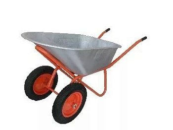 Тачка строительная 2-х кол. "БТМ" WB5009MS2 100,  (3,25-8, 250кг, 0,8мм) OLYMP MACHINERY