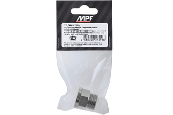 Удлинитель шестигранный 1/2"х15мм (никель) MPF, MP-У