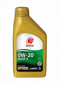Масло моторное IDEMITSU FULLY-SYNTHETIC SN/GF-5 0W20 синт. 1л