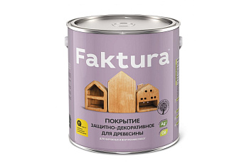 Покрытие FAKTURA защитно-декоративное для древесины золотой дуб, 0,7л Покрытие FAKTURA защитно-декоративное для древесины золотой дуб, 0,7л