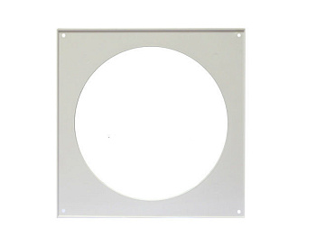 Накладка торцевая пластик 150х150, для воздуховода D100