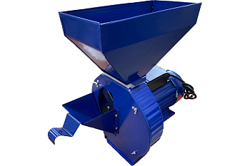 Кормоизмельчитель АЛЬКОР-1 со стеблерезкой (зерно, корнеплоды, 2,5кВт, 240кг/час, 18кг)