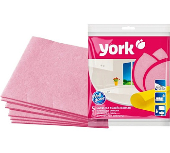 Салфетка "YORK" (дом.) 5шт