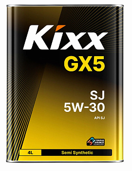 Масло моторное KIXX GX5 SJ 5W30 4л