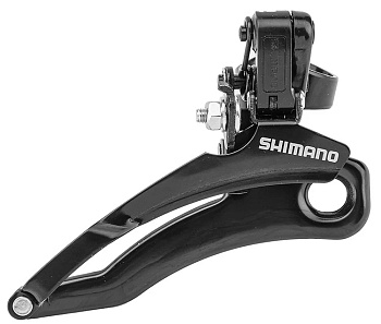 Переключатель скоростей передний FD-TZ31-TP-S диам. 31,8мм (Shimano) верх тяга