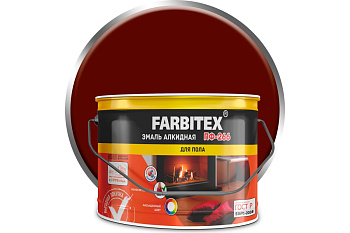 Эмаль алкидная ПФ-266 FARBITEX, красно-коричневая, 10,0кг Эмаль алкидная ПФ-266 FARBITEX, красно-коричневая, 10,0кг