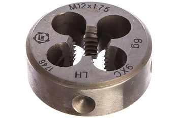 Плашка круглая 12,0*1,75 с левой резьбой