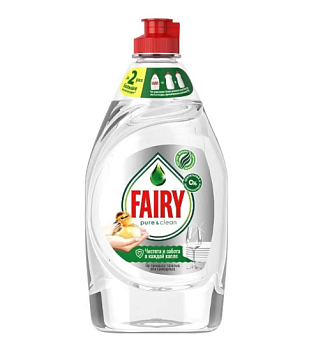 Средство для мытья посуды Fairy Pure & Clean 450мл