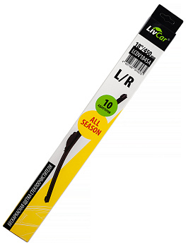 Щетка стеклоочистителя LIVCAR WIPER ALL SEASON (бескаркасная) "18"