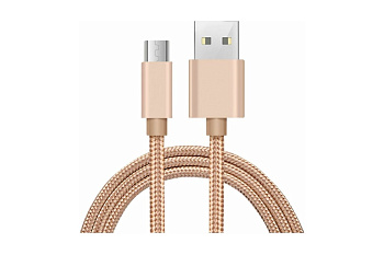 Кабель Energy ET-28 USB/MicroUSB, цвет - золотой