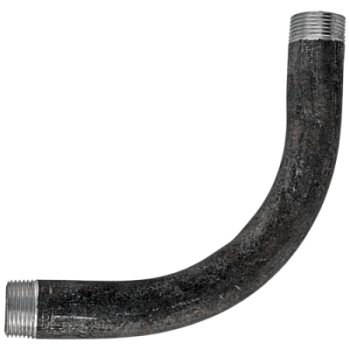 Отвод сталь шовный 90гр Дн 48х3,5 резьба из труб по ГОСТ 3262-75 КАЗ ДУ40