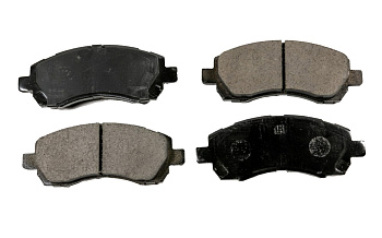 Колодки тормозные, передние (с антискрипной пластиной)