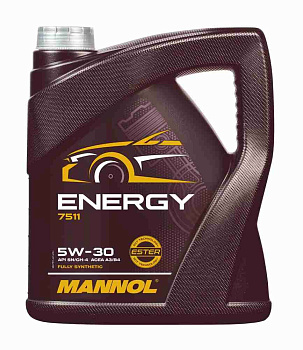 Масло моторное MANNOL  Energy 5W30  SL/CF син 4л.