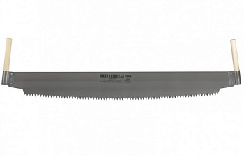 Пила двуручная 1000мм деревянные рукоятки РОССИЯ