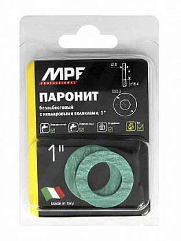 Прокладка 1 MPF безасбестовая (паронит) (2шт) МР