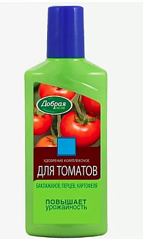 Удобрение жидкое Добрая сила д/томат/баклажан/перец органо-мин 250мл