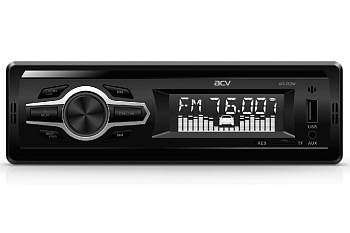 ACV AVS-1702W/R 1din/белая,красная/USB/SD/FM/4*15/корпус 36мм