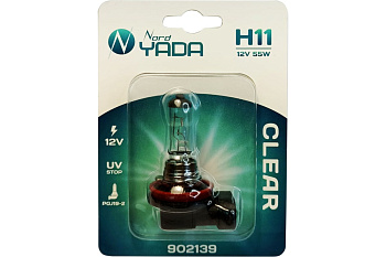 Лампа галогенная 12V H11 55W Nord Yada Clear (блистер 1шт)