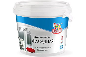 Краска ВД OLECOLOR фасадная  26,0кг Краска ВД OLECOLOR фасадная  26,0кг