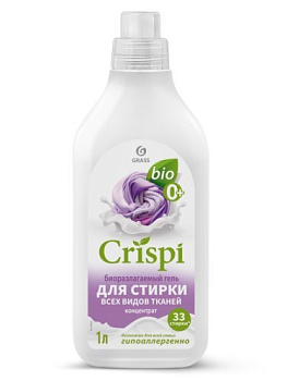Гель для стирки всех видов тканей концентрат CRISPI (флакон 1000 мл)