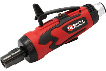 Шлифмашина пневматическая QUATTRO ELEMENTI прямая, цанга 6мм,  25000об/мин., разъем EURO