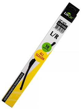 Щетка стеклоочистителя LIVCAR WIPER ALL SEASON (бескаркасная) "19"