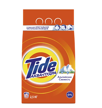 Порошок стиральный TIDE Авт  Альпийская свежесть 2.5кг