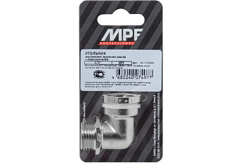 Угольник 1/2" в/н с ограничителем MPF, MP-У