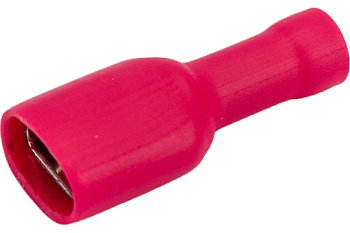 Клемма "мама" полностью изолированная - 6.3мм 0.5-1.5кв.мм (красная) TM Nord YADA																			