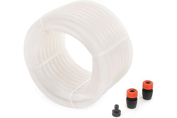 Шланг поливочный Жук Люкс 3/4" 3-х слойный прозрачный 