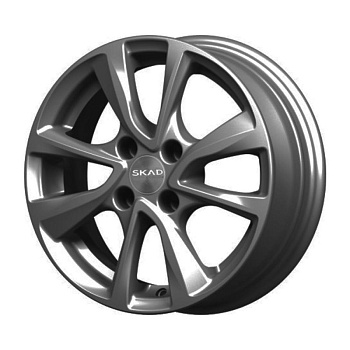 Диск литой НИЦЦА 5,5х14H2 ЕТ45 4х100 67,1 графит