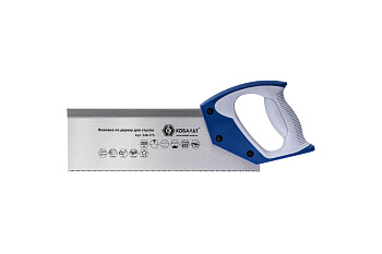 Ножовка по дереву КОБАЛЬТ 300мм, для стусла, 12 TPI, закаленный зуб, 2D-заточка, двухкомп. рукоятка