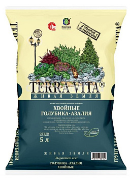 Грунт для хвойных Хвойные-Голубика-Азалия Живая Земля 5л