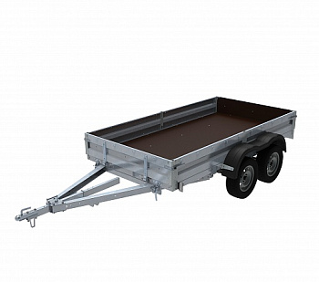 Прицеп 2ухосный Универсал 121300 Евро  R13, 4x98, ось Knott