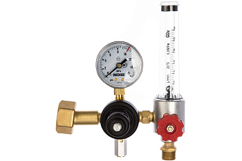 Регулятор углекислотный У-30-КР1-м-Р1 (1 манометр+ротаметр) (РЕДИУС) 