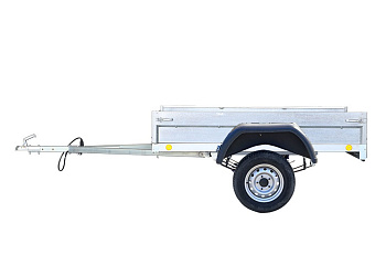 Прицеп Крепыш 2,0 платформа, R15, цинк+ надставные борта+опор.колесо Прицеп Крепыш 2,0 платформа, R15, цинк+ надставные борта+опор.колесо