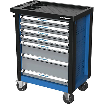 Тележка инструментальная 7 ящиков (RAL5015/RAL7040) AutoMeister