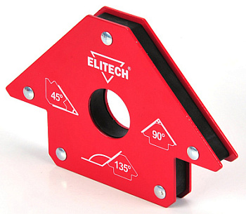 Угольник магнитный до 23кг ELITECH 0606.017500