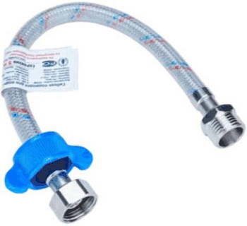 Подводка гибкая ЦС НЕЙЛОН для воды 1/2”Г х 1/2"Ш L-300 см