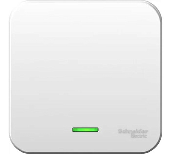 Выключатель Blanca 1кл ОП бел. с изол.пл. с подсв.